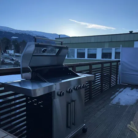 Lägenhet Modern - Balcony, Parking, Bbq Voss