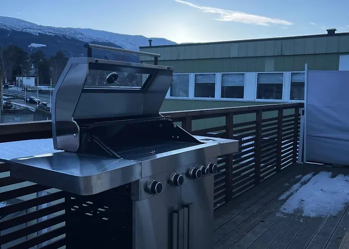 Leilighet Modern - Balcony, Parking, Bbq Voss